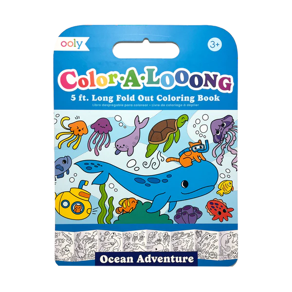 Colour-A-Looong Kids Colouring Book - Various Styles