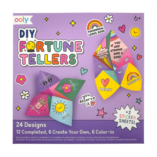 ooly DIY Fortune Tellers Activity Kit - Set of 24