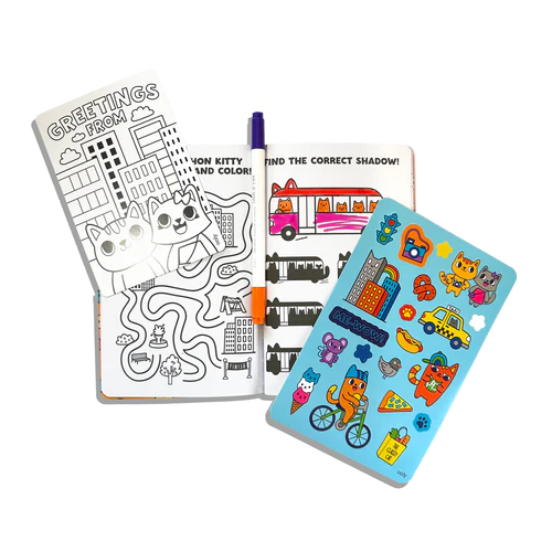 ooly Lets Go!: Activity and Coloring Kit - Kitty in the City