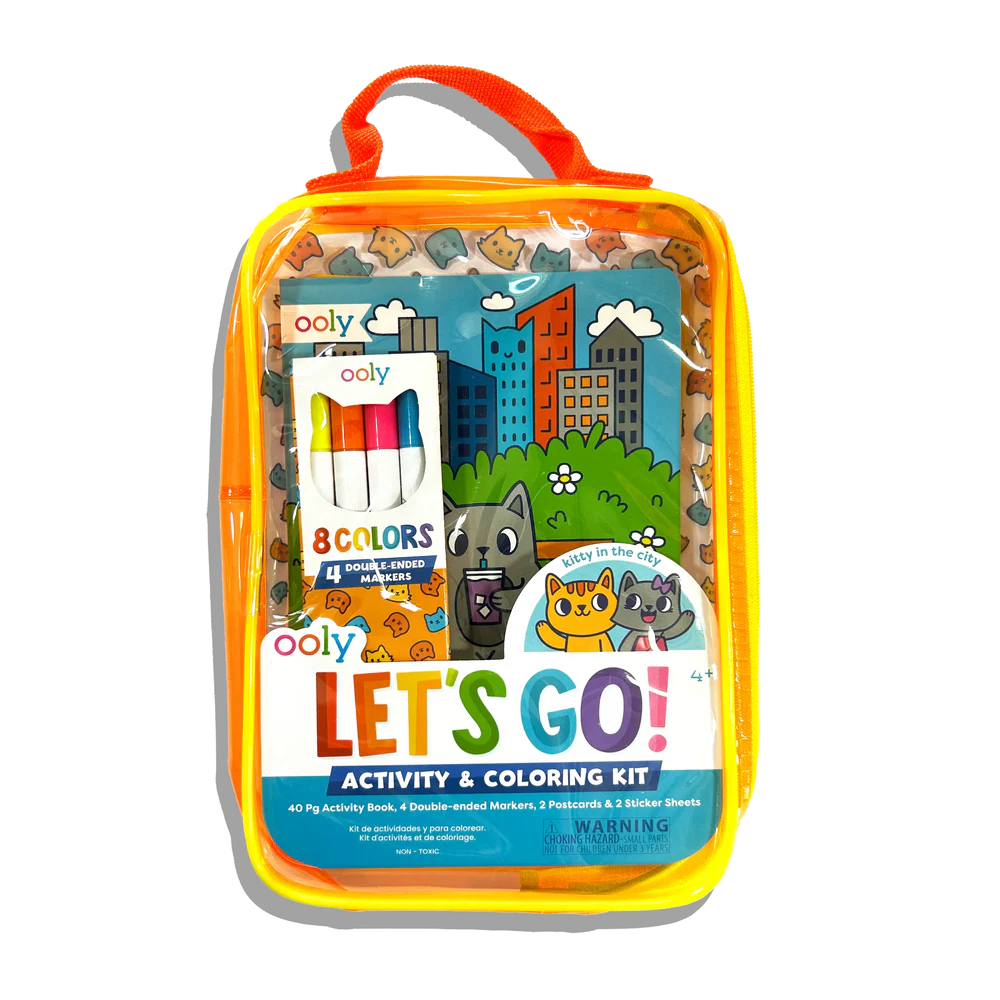 ooly Lets Go!: Activity and Coloring Kit - Kitty in the City
