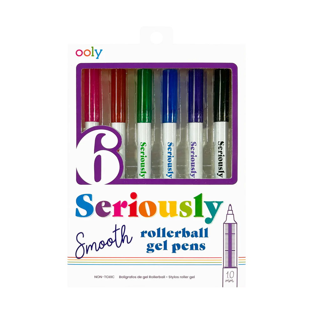 ooly Seriously Smooth Rollerball Gel Pens