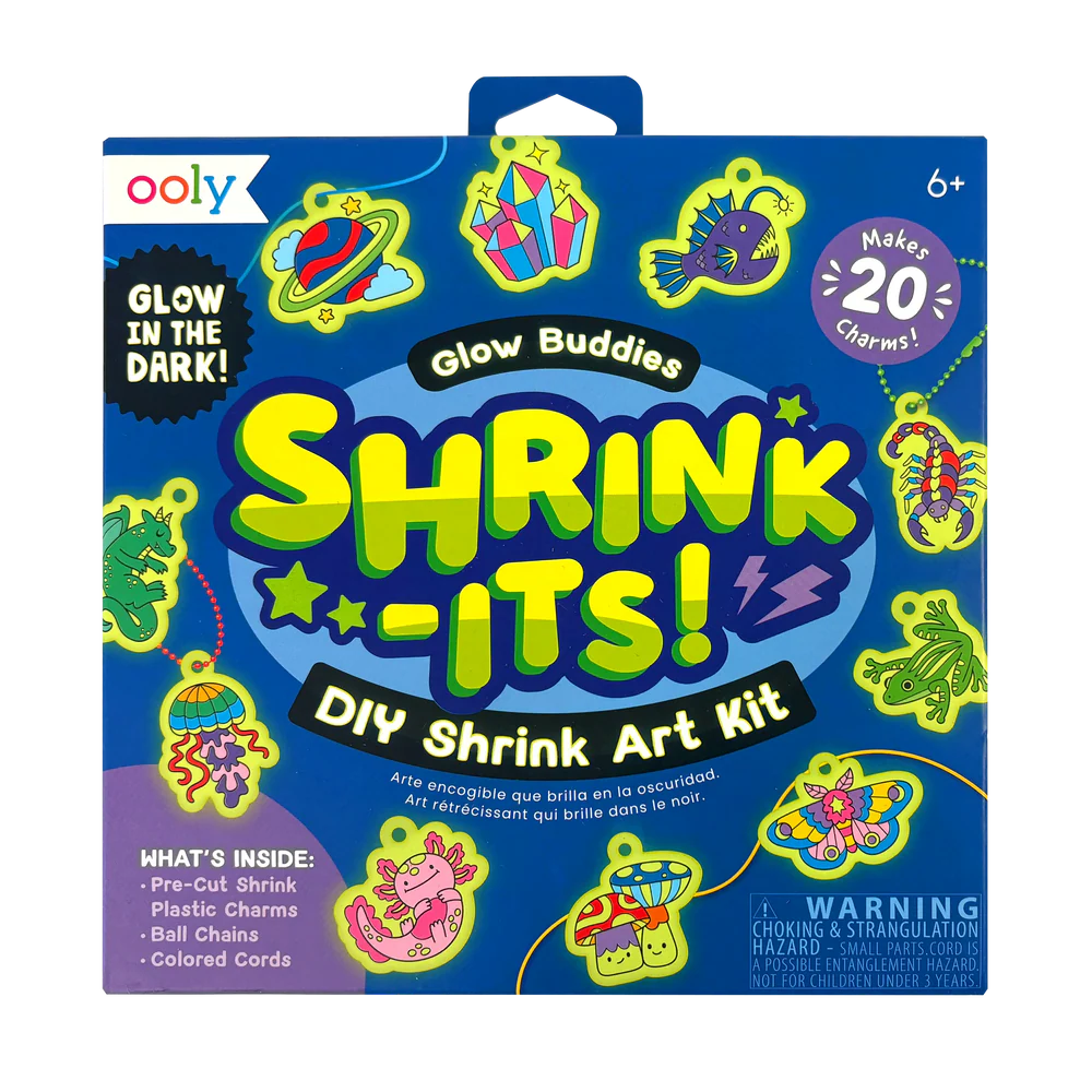 ooly Shrink-It's! D.I.Y. Shrink Art Kit - Glow Buddies