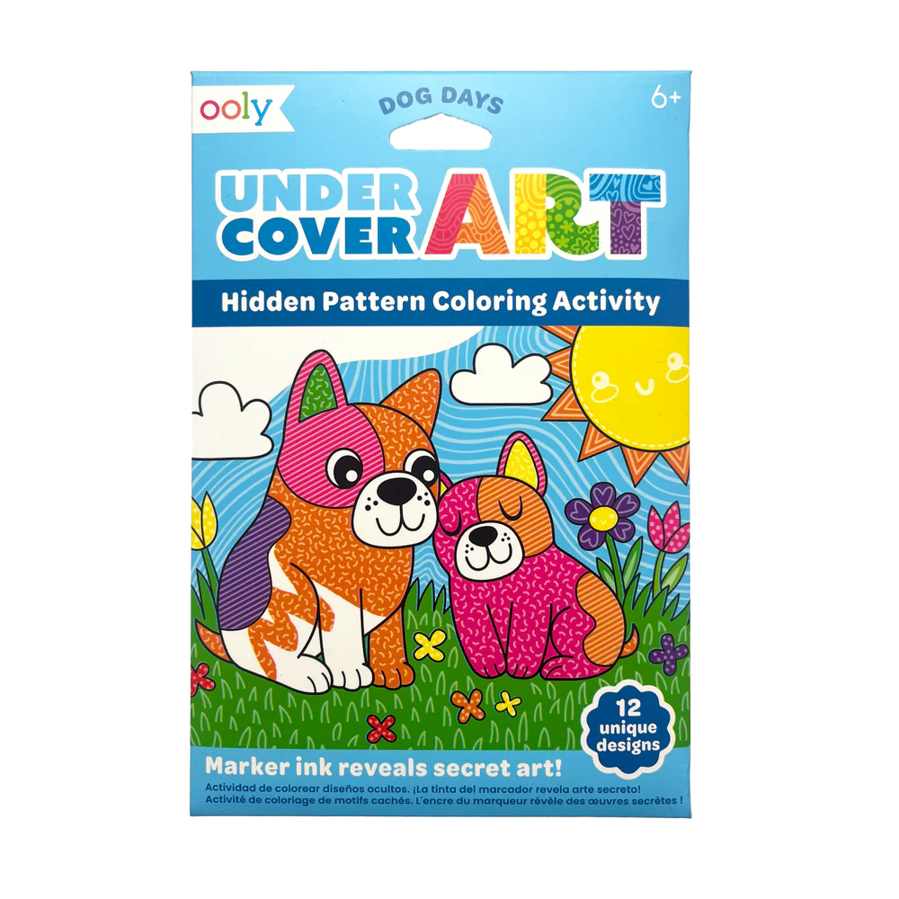 ooly Undercover Art Hidden Patterns Colouring Activity - Various Styles