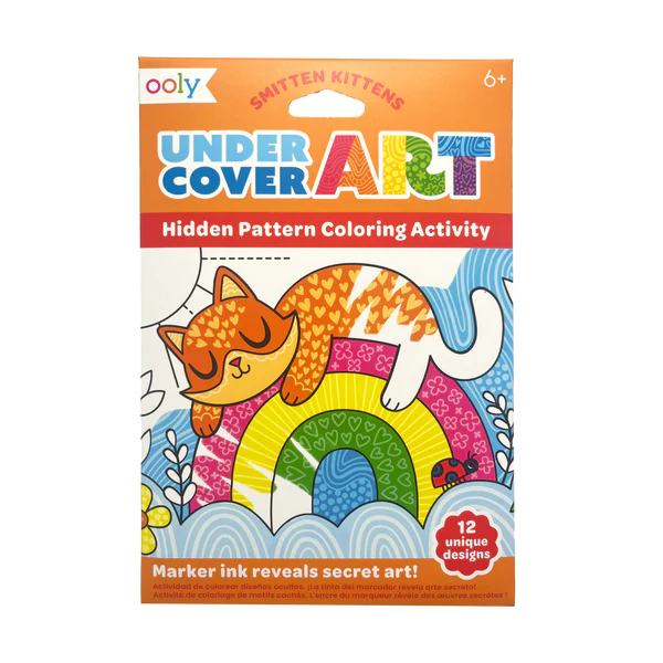 ooly Undercover Art Hidden Patterns Colouring Activity - Various Styles
