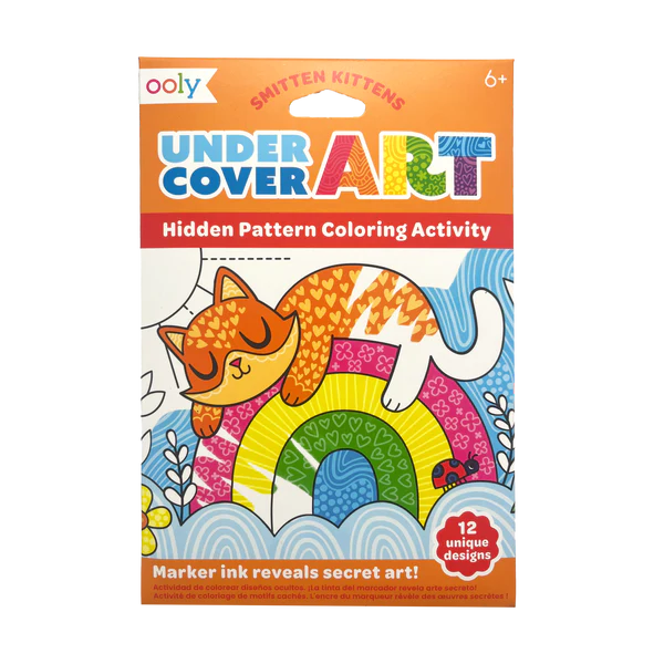 ooly Undercover Art Hidden Patterns Colouring Activity - Unicorn Friends