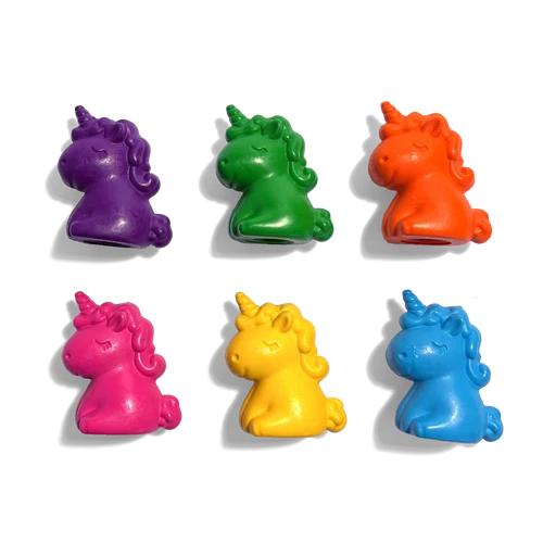 ooly Unicorn Party Finger Crayons - Set of 6