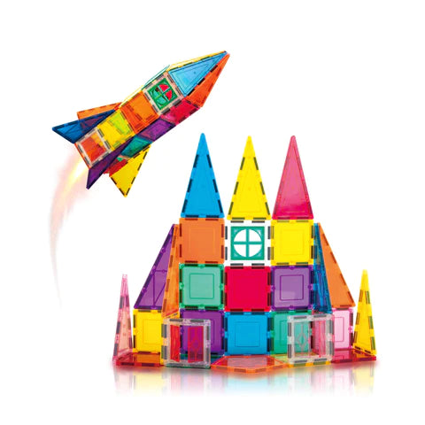 PicassoTiles Rocket Set Magnetic Building Blocks - 36pcs