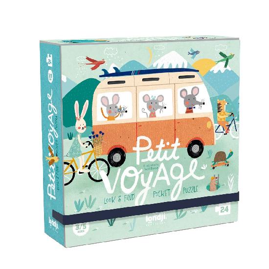 Londji Look and Find 24pc Pocket Puzzle - Petit Voyage