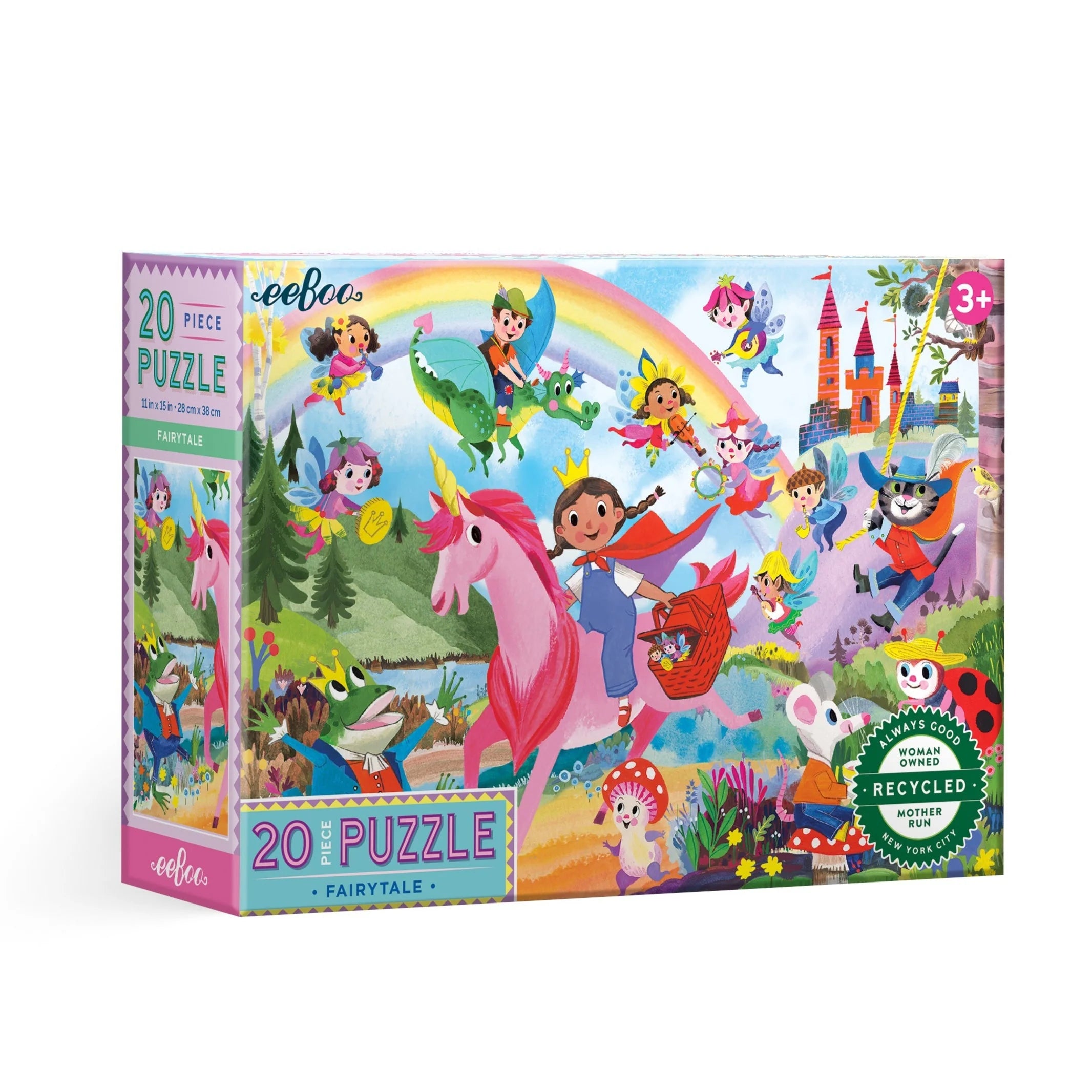 eeBoo Fairytale 20 Piece Puzzle