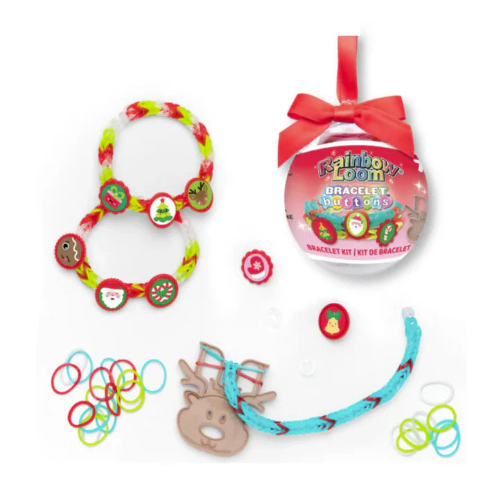 Rainbow Loom Ornament Bracelet Button Kit