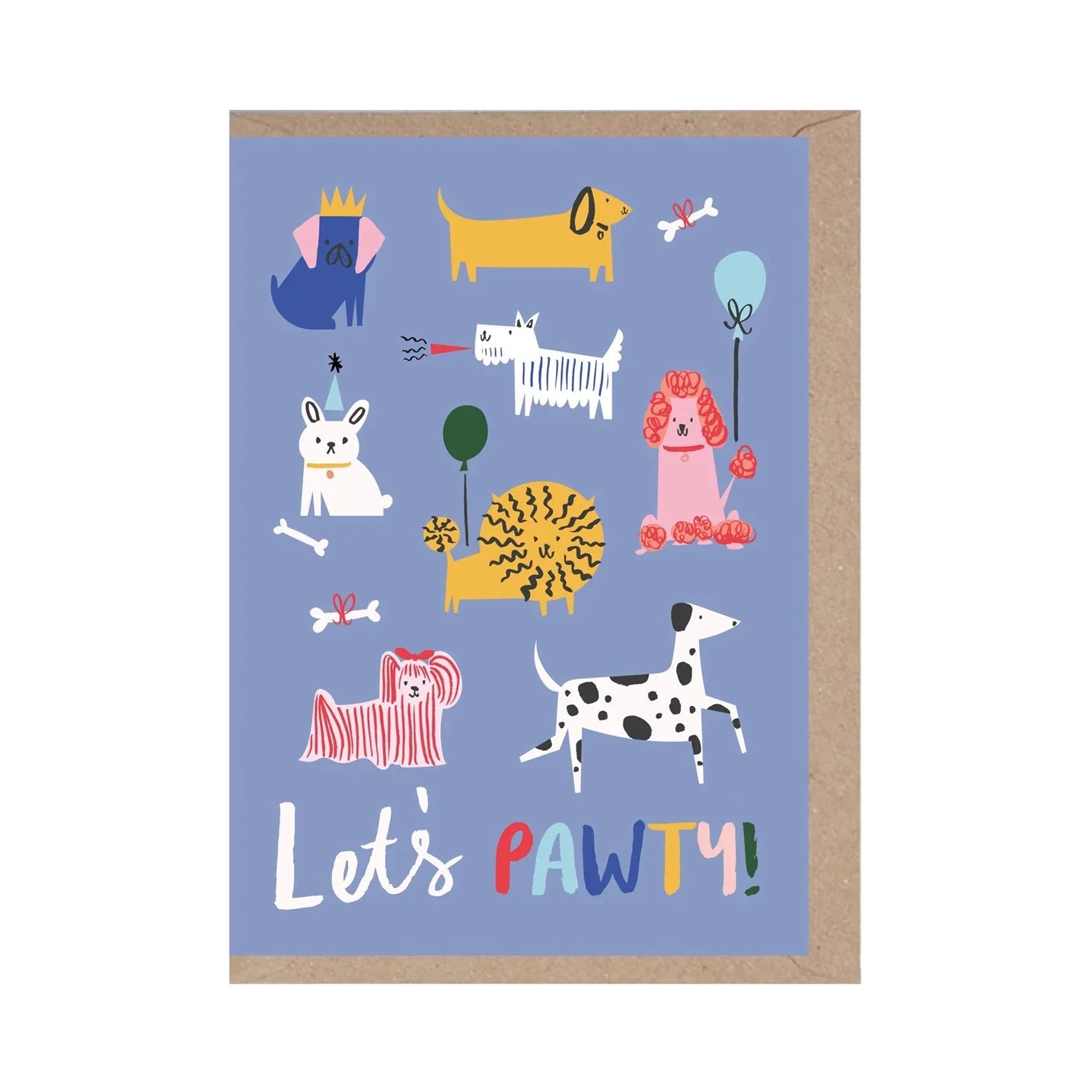 Birthday Card Let’s Pawty!