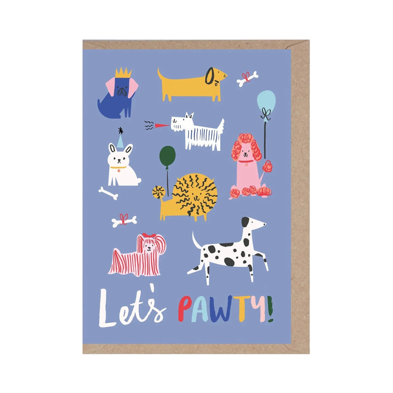 Birthday Card Let’s Pawty!