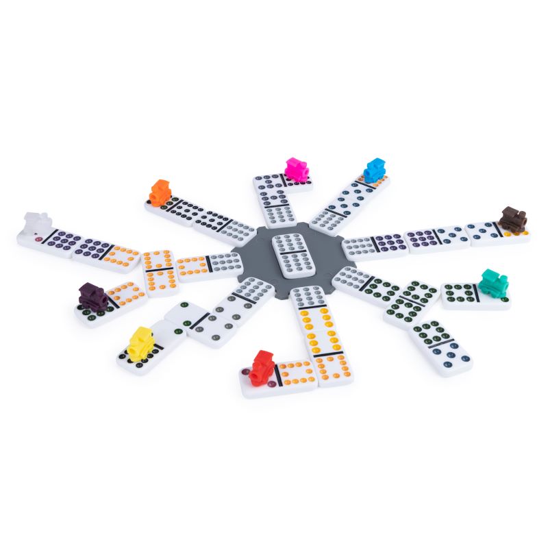 Double 12 Mexican Train Dominos