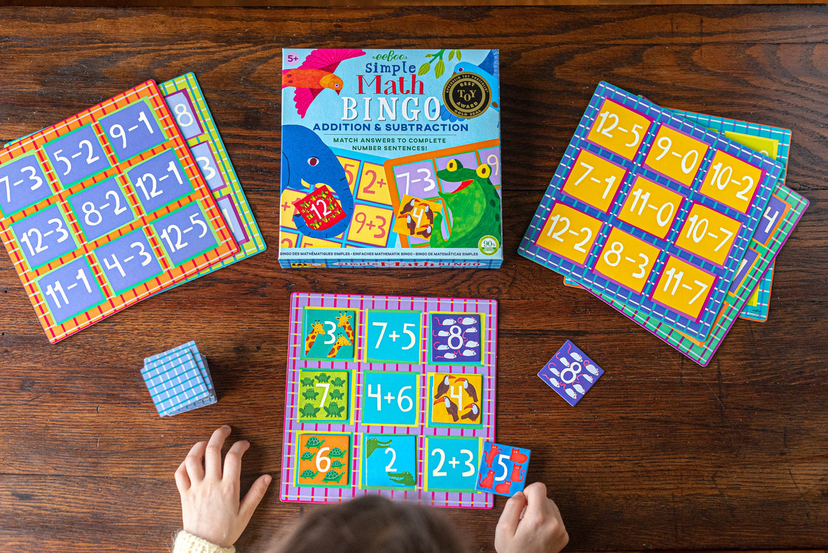 eeBoo Simple Math Bingo