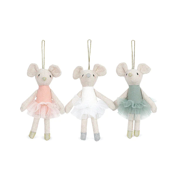 Mon Ami Mouse Ornament - Various Colours