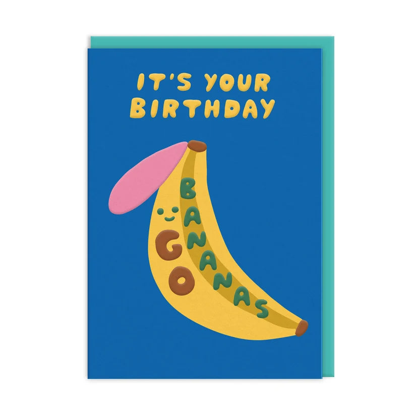 Birthday Card Birthday Go Bananas