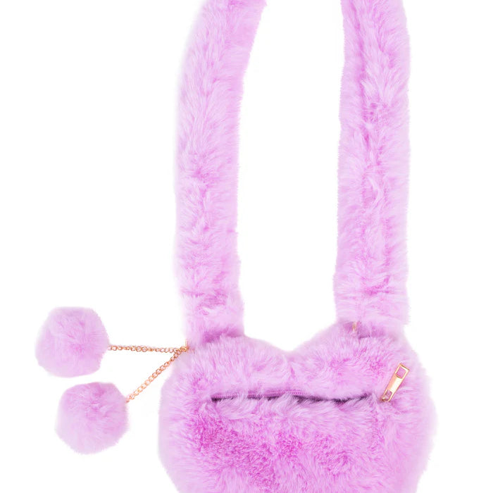 Great Pretenders Lilac Love Furry Purse