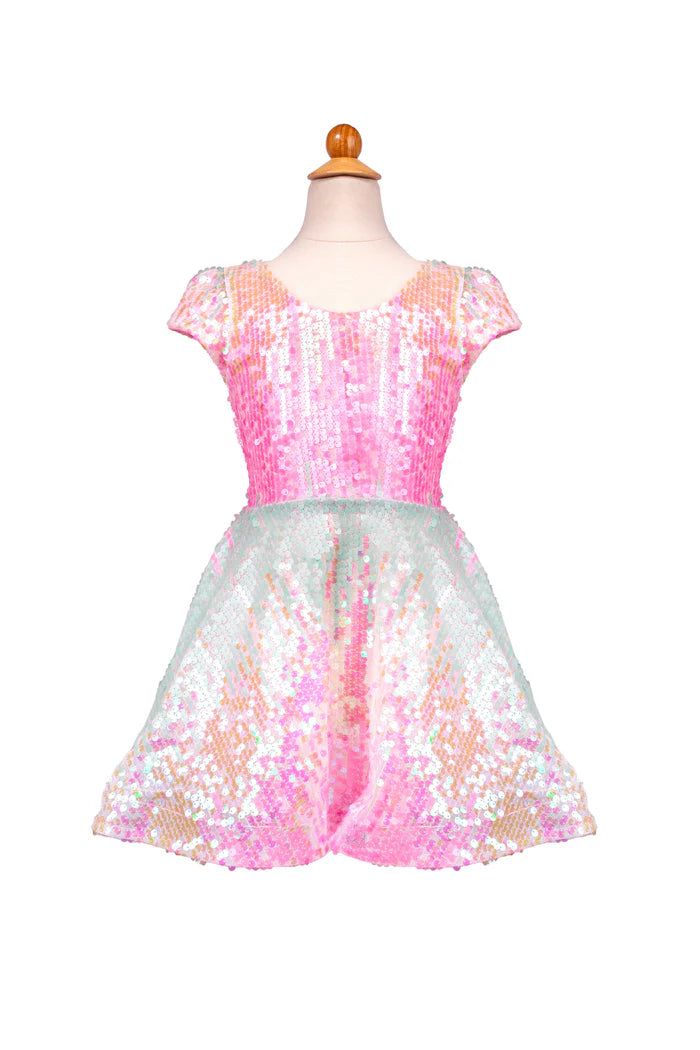 Great Pretenders Sorbet Swirl Skater Dress - Size: 3-4