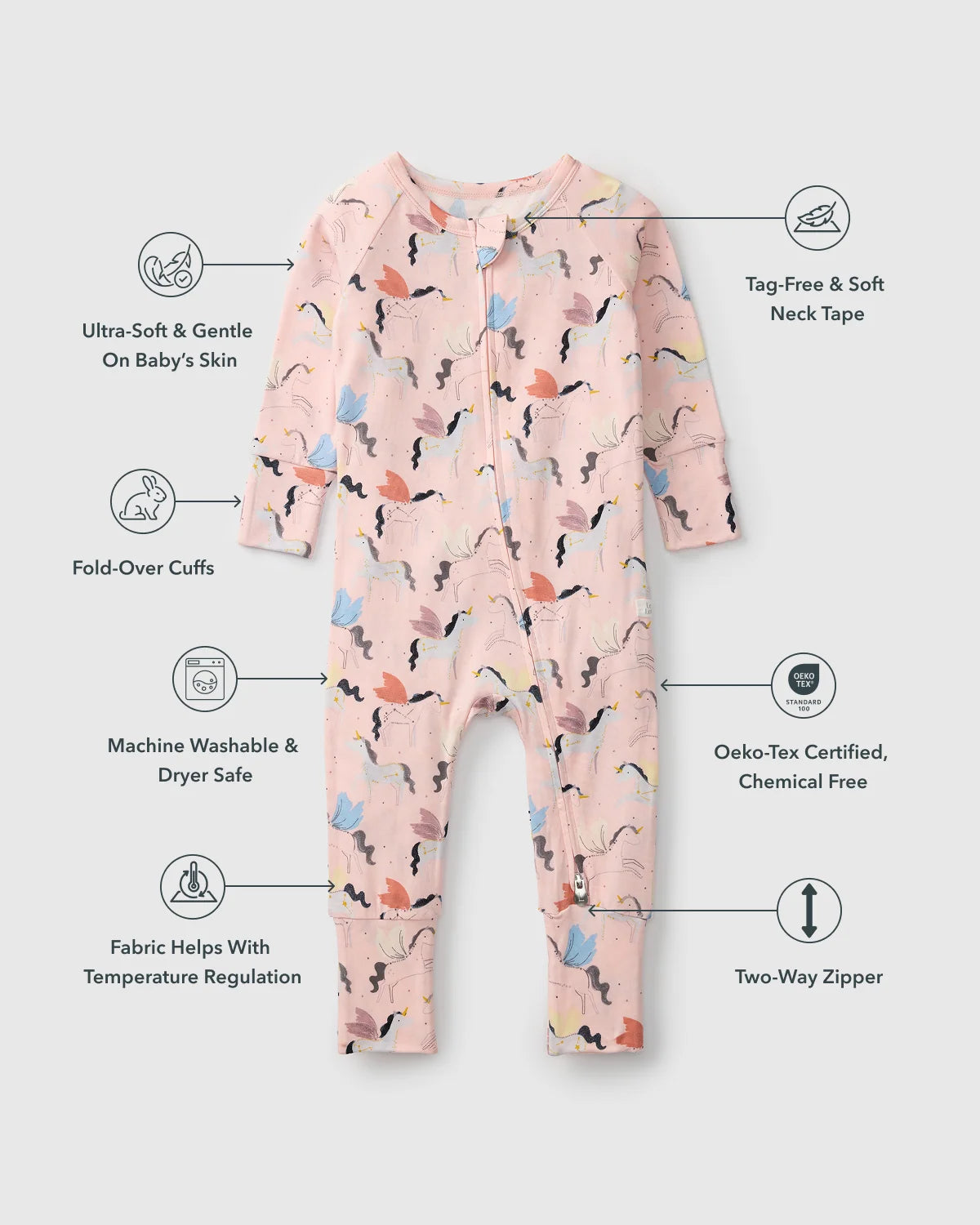 Loulou Lollipop Sleeper - Unicorn Ballet - Various Sizes