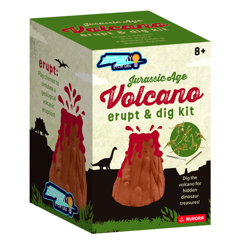 Jurassic Age Volcano Erupt & Dig Kit