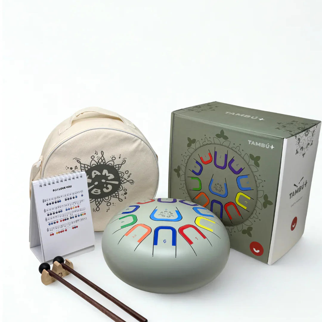 10" Tambu Tongue Drum 11 Tones - Earth Harmony