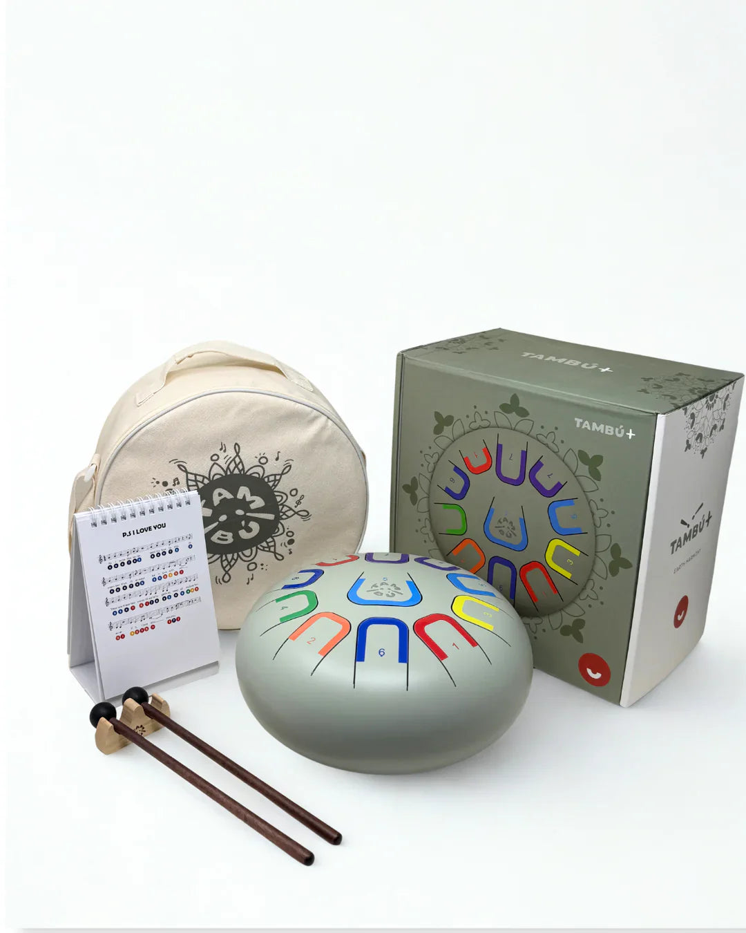 10" Tambu Tongue Drum 11 Tones - Earth Harmony