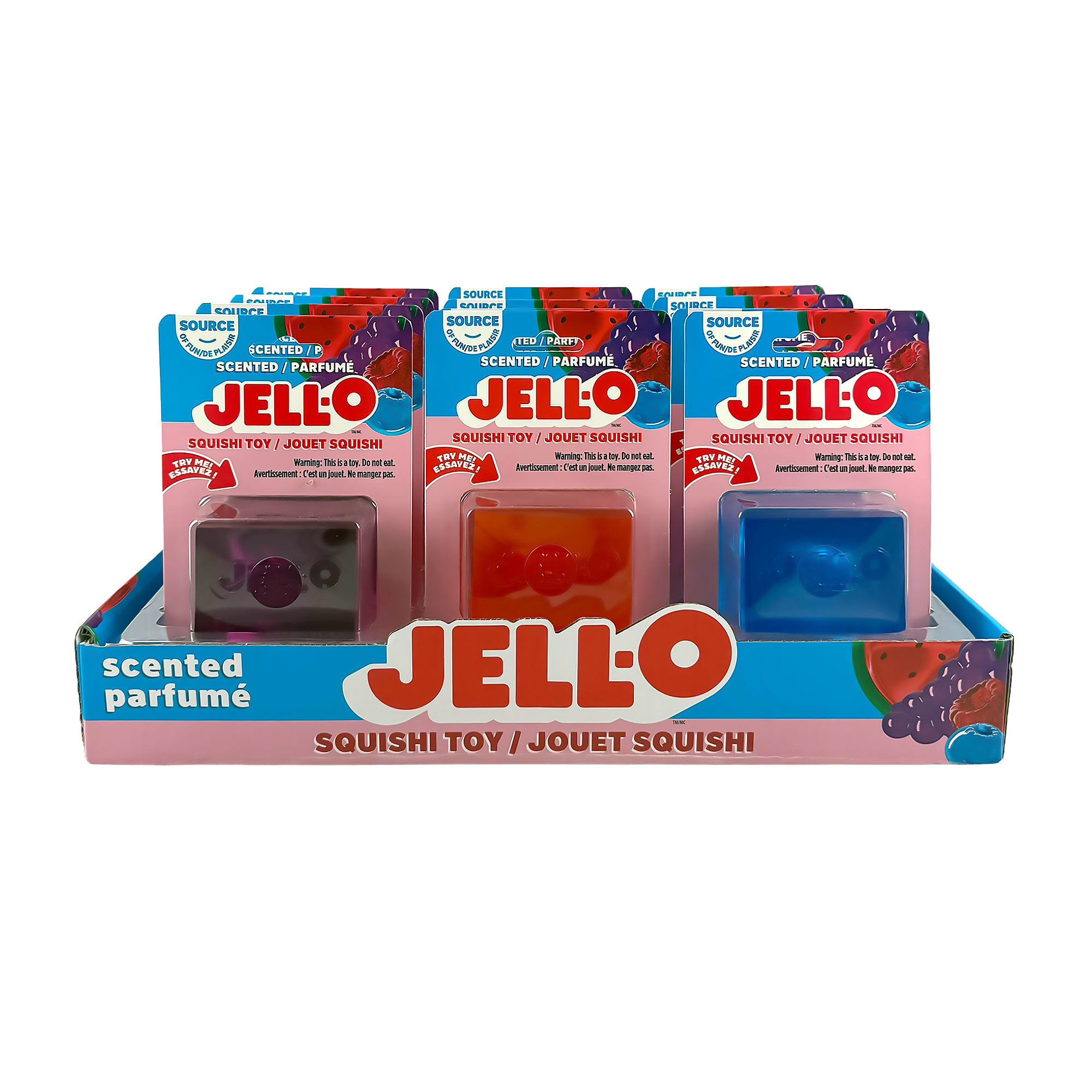 Jell-O Squish Toy - Various Colours