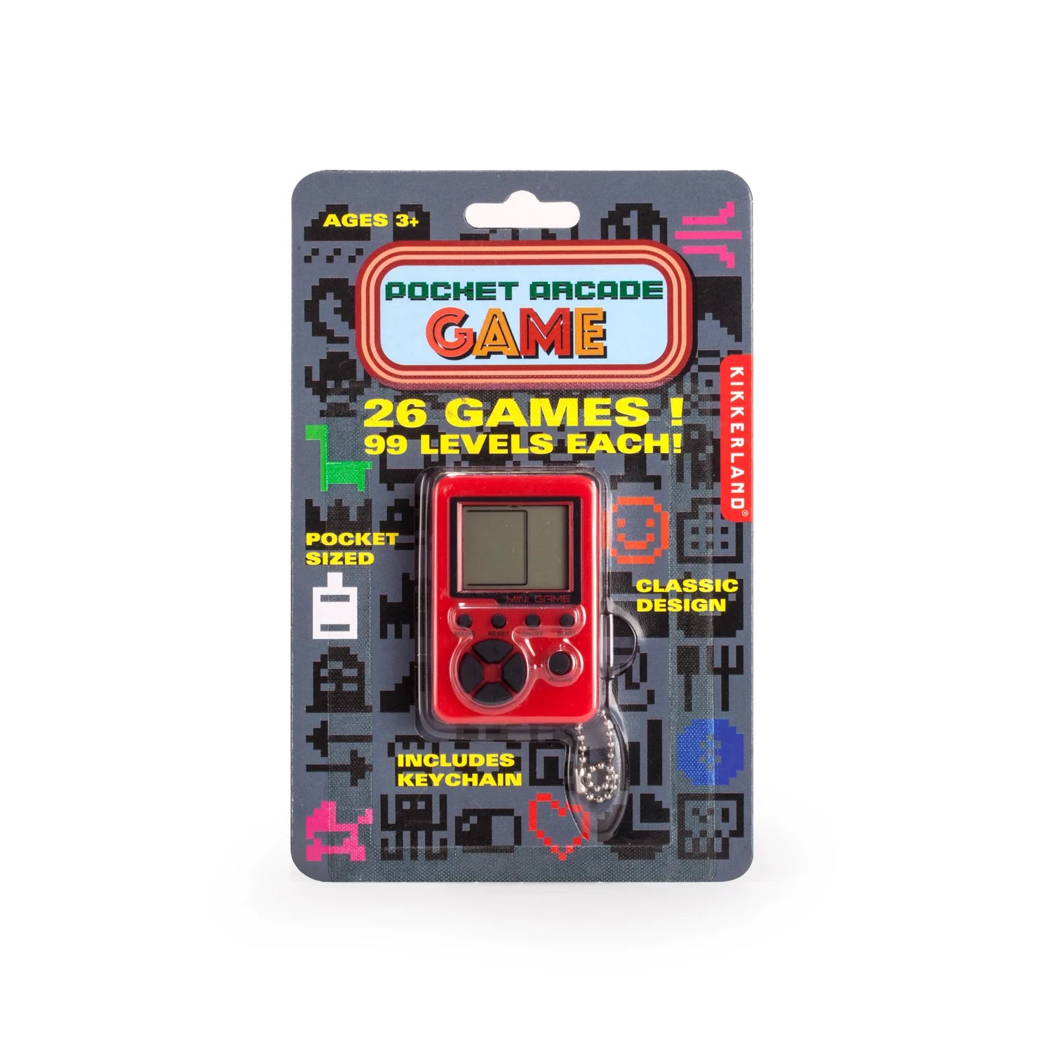 Kikkerland Pocket Arcade Game