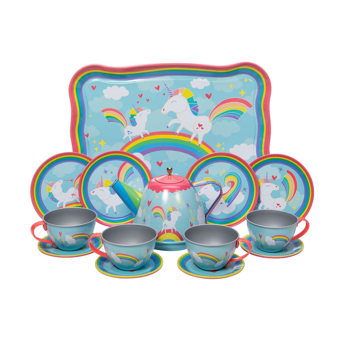 Tin Tea Set - Unicorn