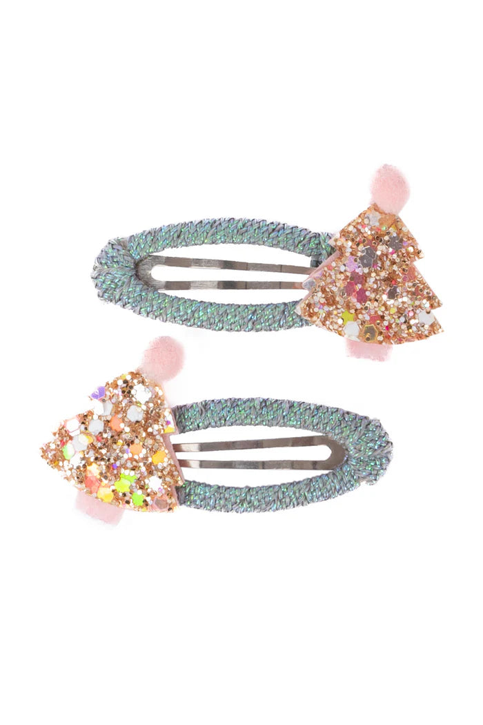 Great Pretenders Minty Christmas Holiday Hair Clips 2pcs