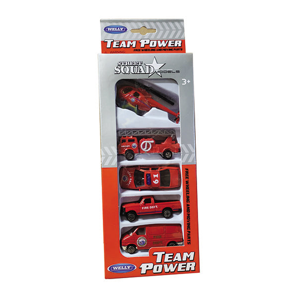 Diecast City Team 5pc Set - Various Styles