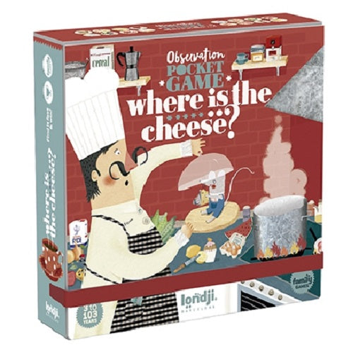 Londji Observation Pocket Game - Where is the Cheese?
