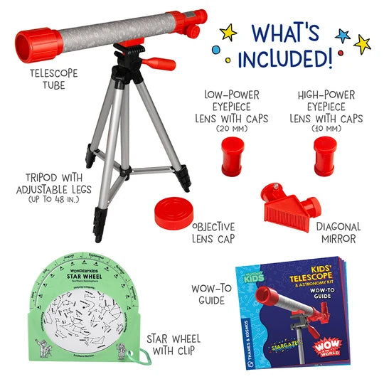 Wow in the World: Kid's Telescope & Astronomy Kit