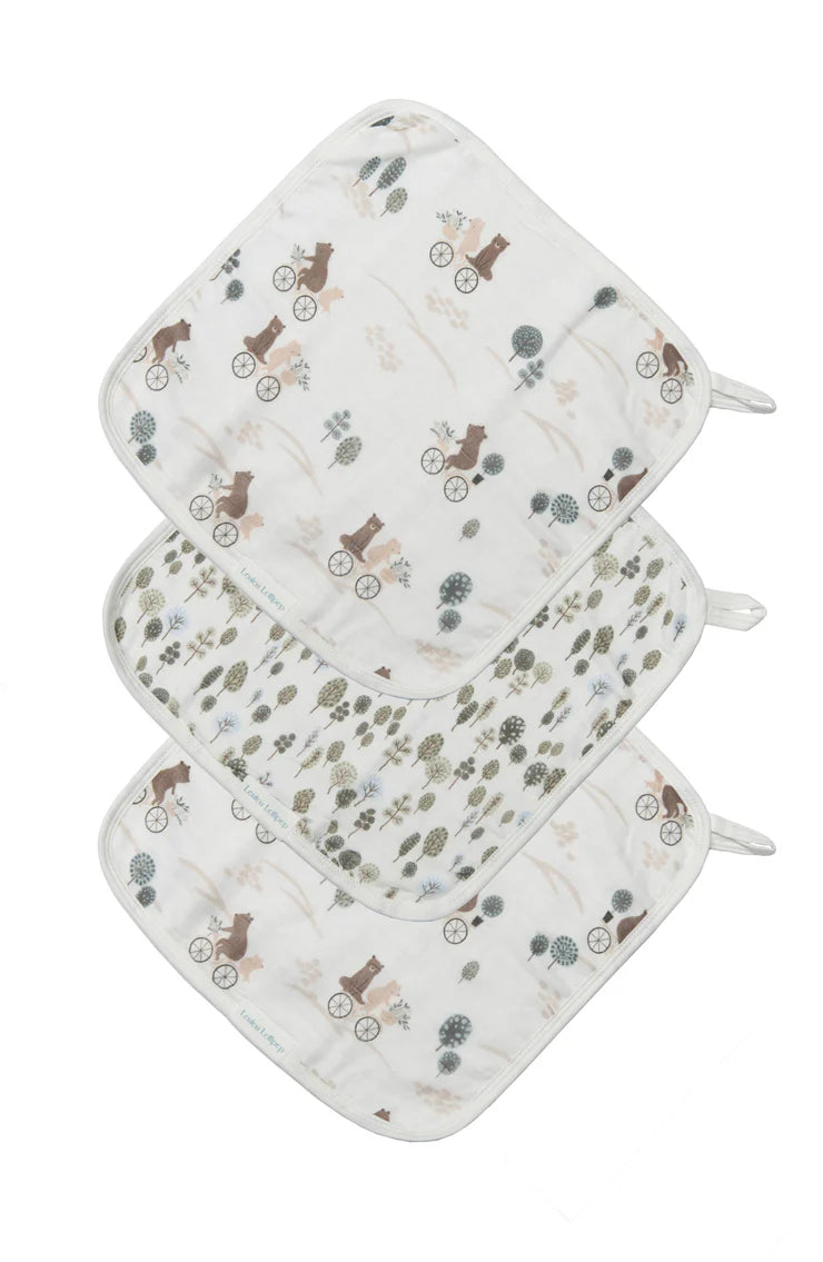 Loulou Lollipop Washcloth 3 Piece Set - Various Styles