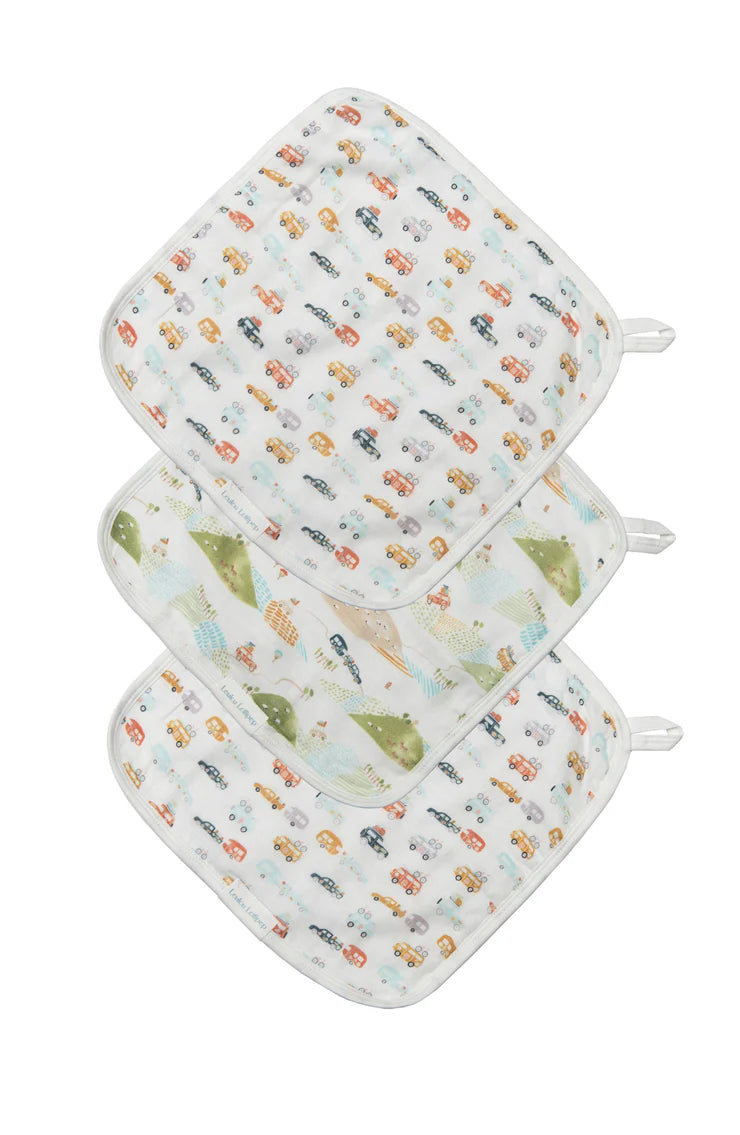 Loulou Lollipop Washcloth 3 Piece Set - Various Styles