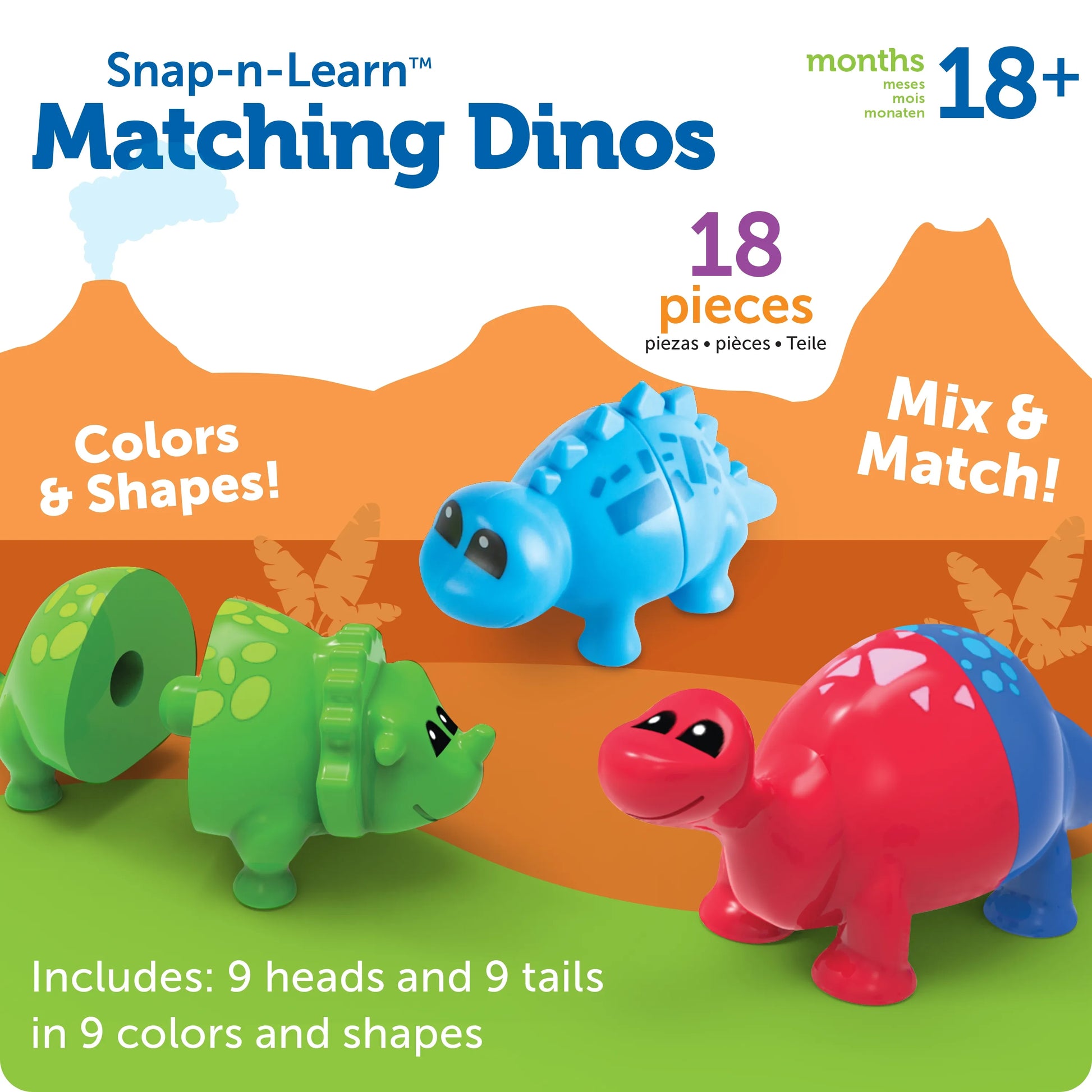 Learning Resources Snap-N-Learn Dinos