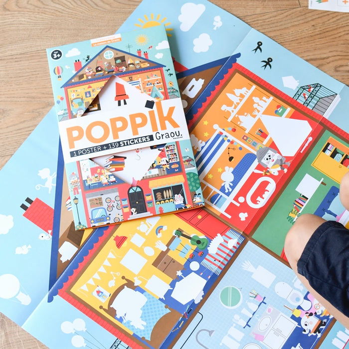 Poppik Discovery Poster and Stickers - Graou's Home