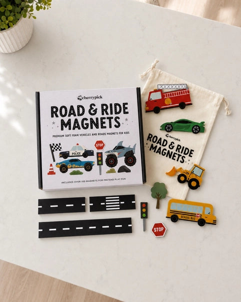 Road & Ride Car Magnets Set