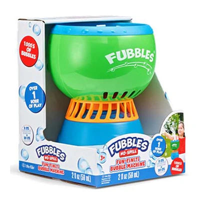 Fubbles Bubble No Spill Fun Finiti Bubble Machine