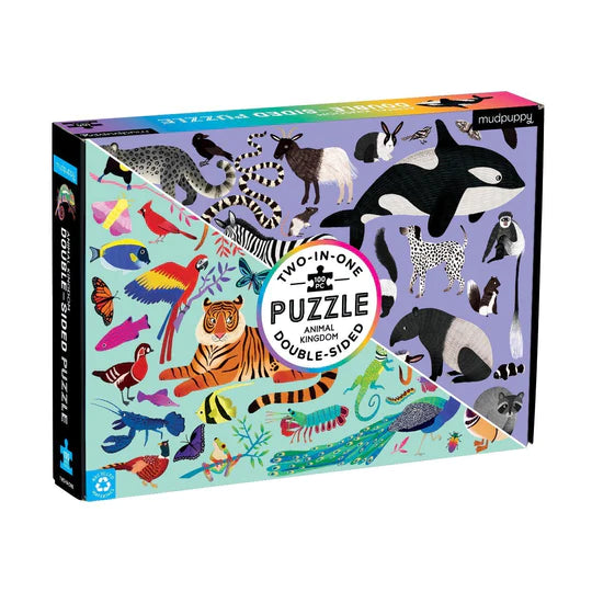 Animal Kingdom 100pc Double-Sided Puzzle