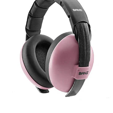Banz Earmuffs 0-2 Years Petal Pink