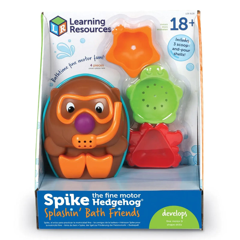 Learning Resources Spike the Fine Motor Hedgehog Splashin' Bath Friends