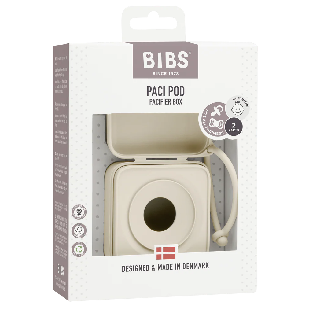 BIBS Pacifier Box - Ivory