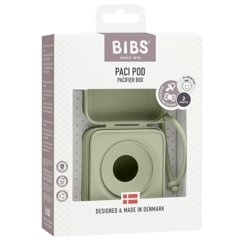 BIBS Pacifier Box - Sage