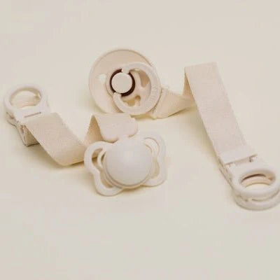 BIBS Pacifier Clip Loop - Ivory