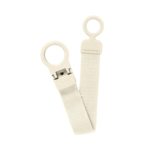BIBS Pacifier Clip Loop - Ivory
