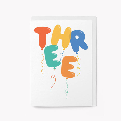 Birthday Card 3rd Birthday