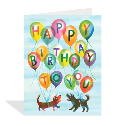 Birthday Card Birthday Balloons