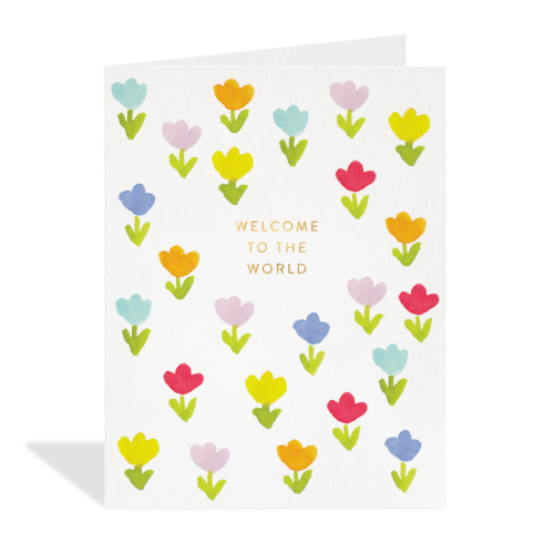 New Baby Card Welcome to the World
