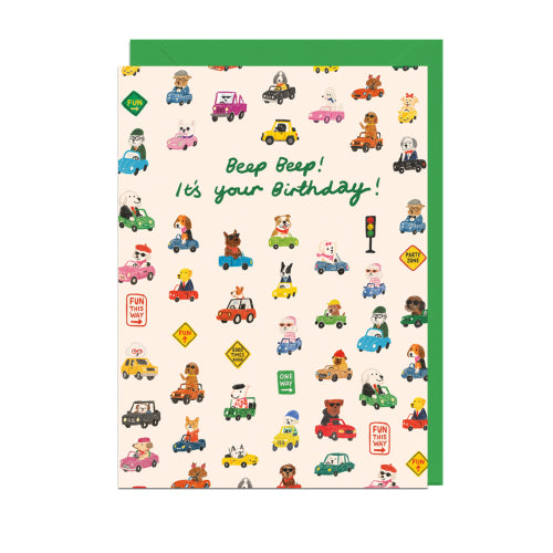Birthday Card Beep Beep Birthday